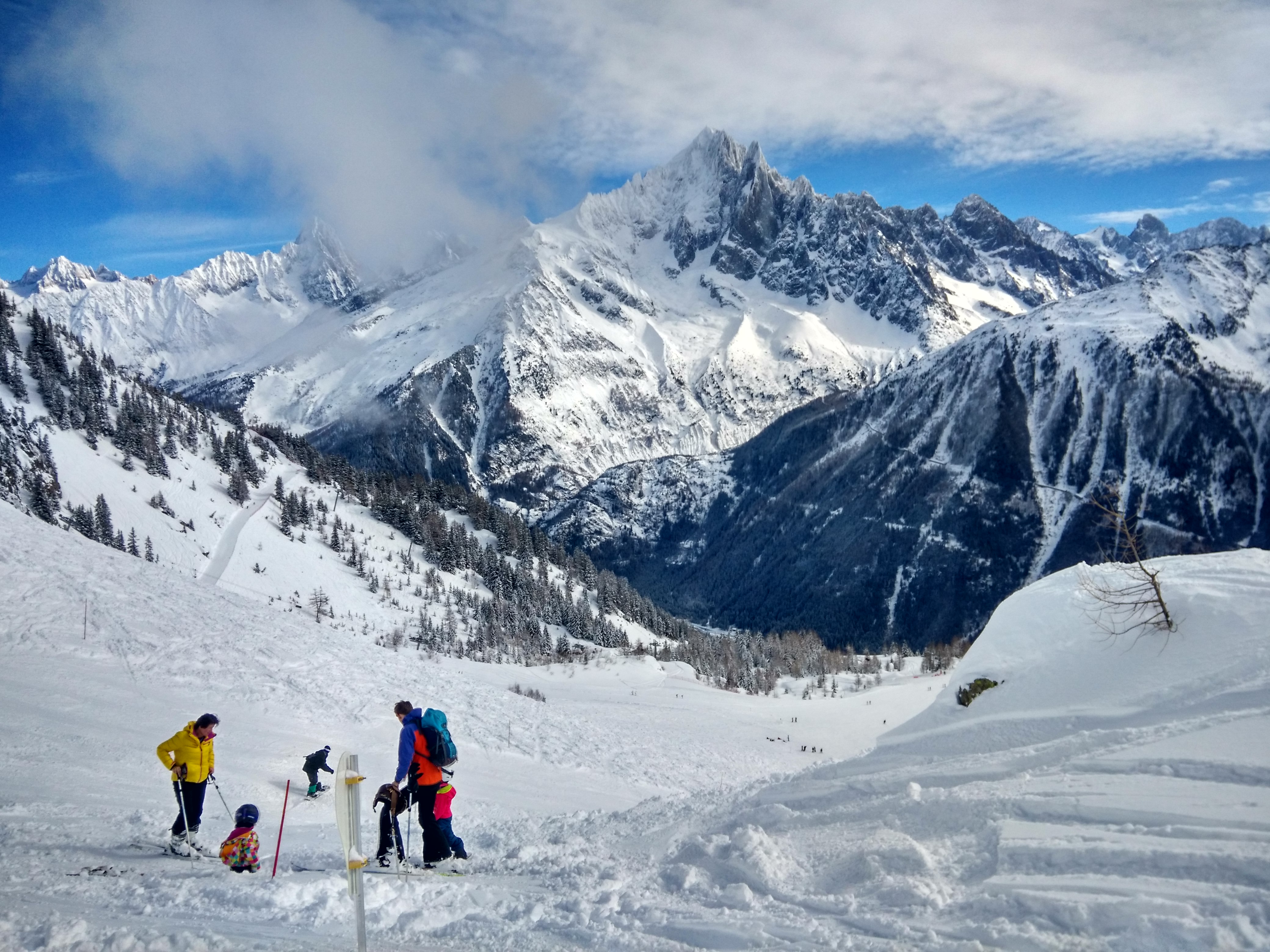 На лижах в Шамоні