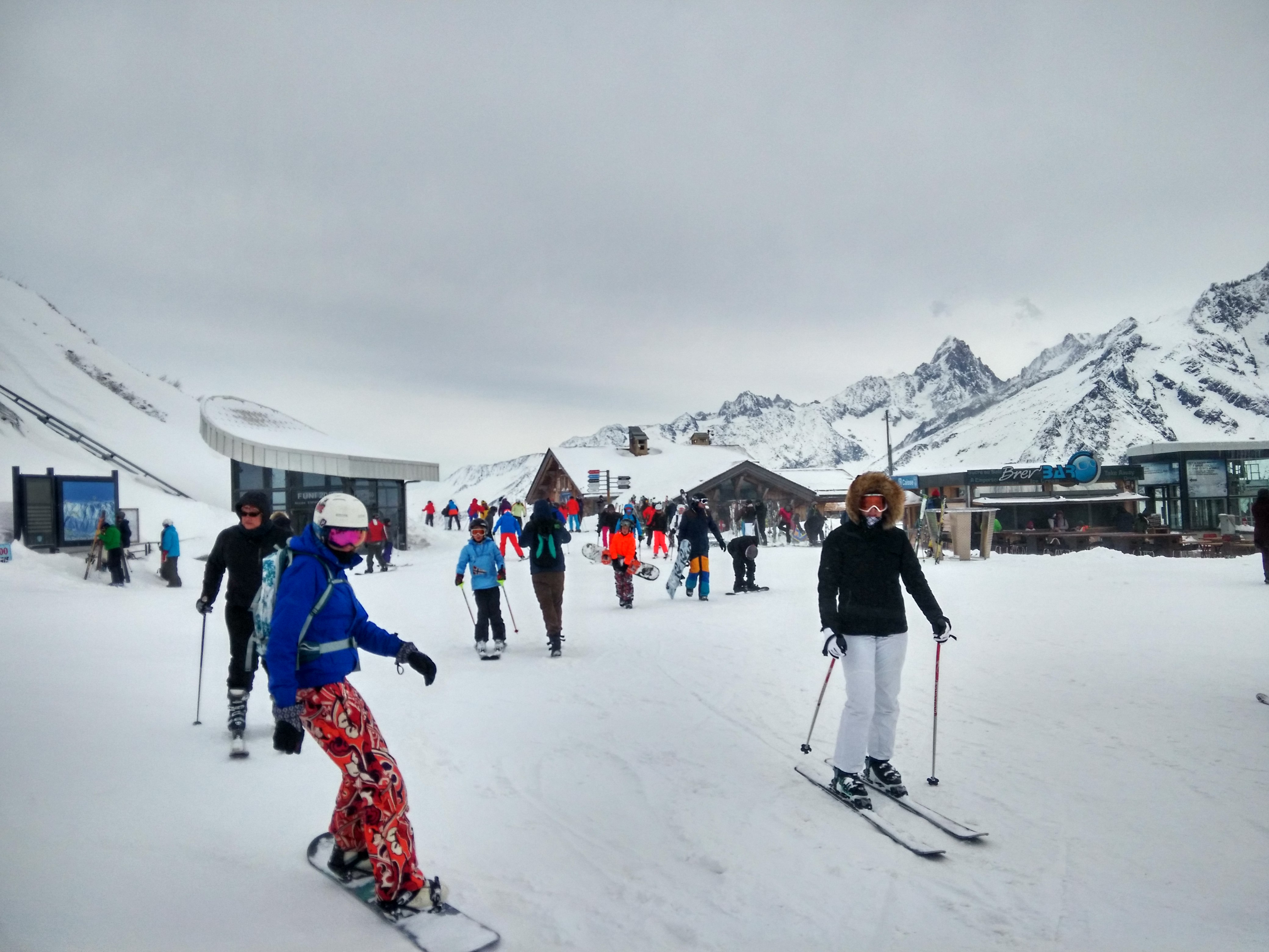 На лижах в Шамоні